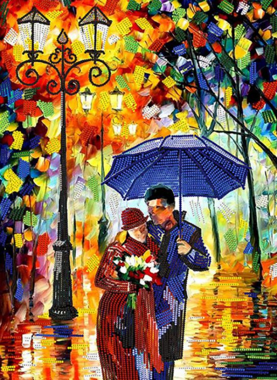 КБ-223 Схема для вышивания бисером ТМ Наследие "Любовь осени"