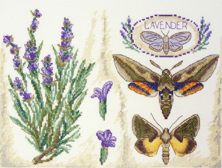 11.003.12 Набор для вышивания Марья Искусница "Лаванда"