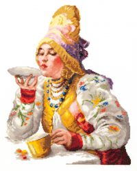 66-01 «Боярышня за чаем» (Чудесная игла)